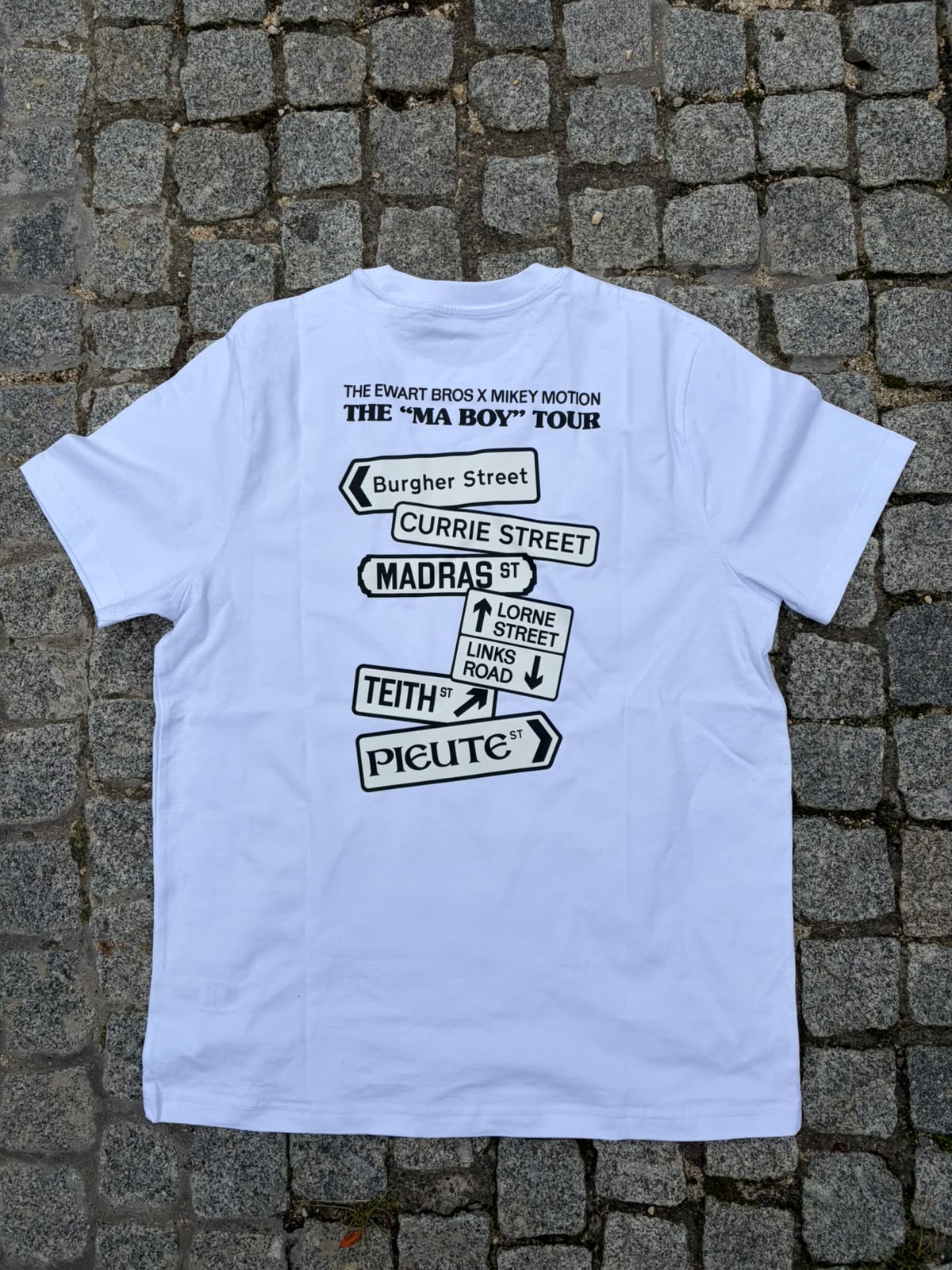 Ma Boy Tour T-shirt - White - PREORDER