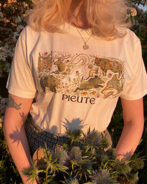 Animals T-shirt - Natural